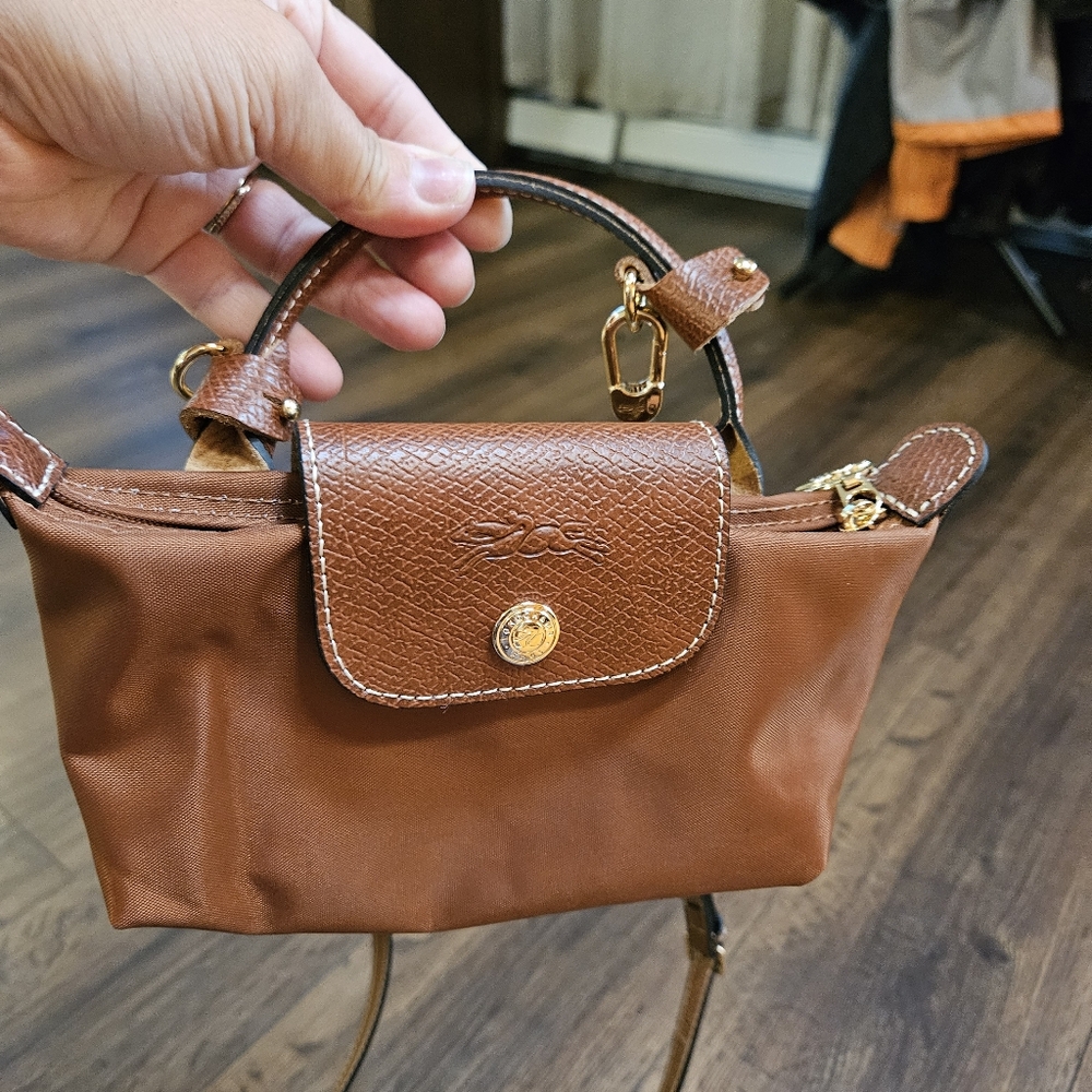 Longchamp Brown Leather Handbag